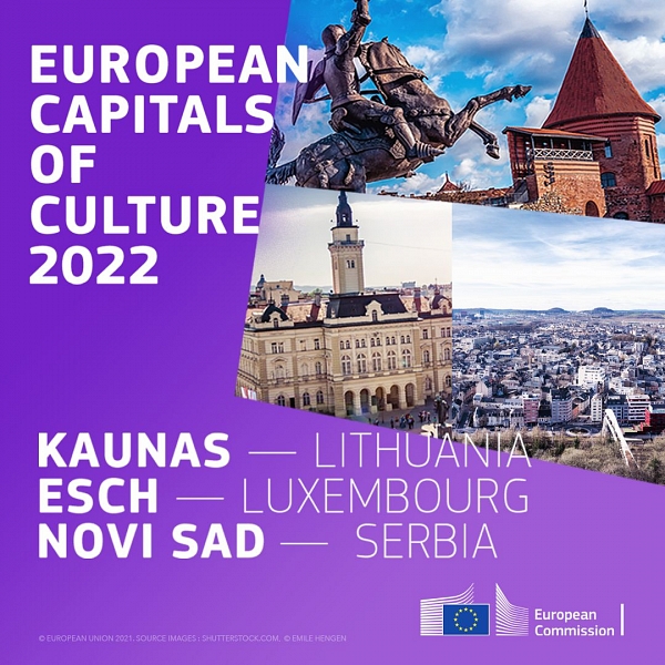 Európa három új kulturális fővárosa 2022-ben 